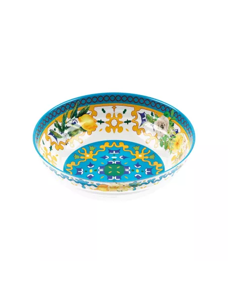 Contenitore 30 cm in Melamina Flower&Lemon