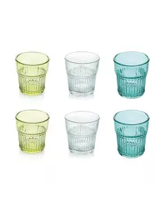 Industrial Chic Set 6 Bicchierini Liquore Multicolor 8cl