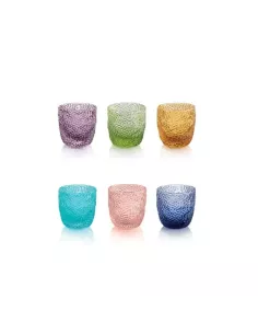 Tricot Set 6 Bicchierini Liquore Colori Assortiti 75ml