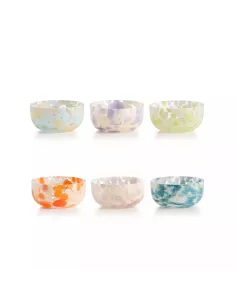 Antigua Set 6 Coppette Colori Assortiti In Vetro