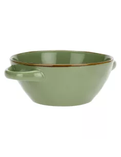 Concerto Verde Oliva Ciotola Zuppa Con Manici 600cc 2