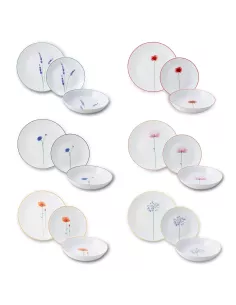 Servizio Piatti 18pz Flower Field