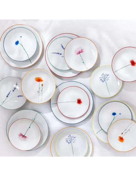 Servizio Piatti 18pz Flower Field