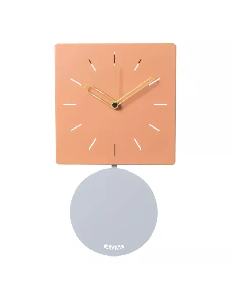 Orologio da parete Grace Pesca Con Pendolo Azzurro Polvere