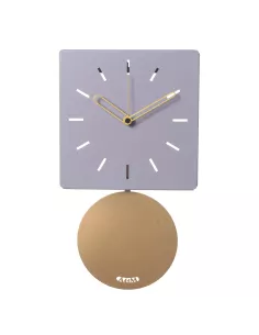 Orologio da parete Grace Glicine Con Pendolo Oro Laccato