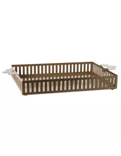 Vassoio moderno grande Old Oro Laccato