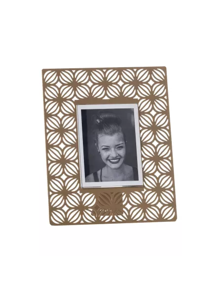 Portafoto Ikat Piccolo Oro Laccato