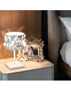 Lampada da Tavolo moderna Farfallosa Bianco 2