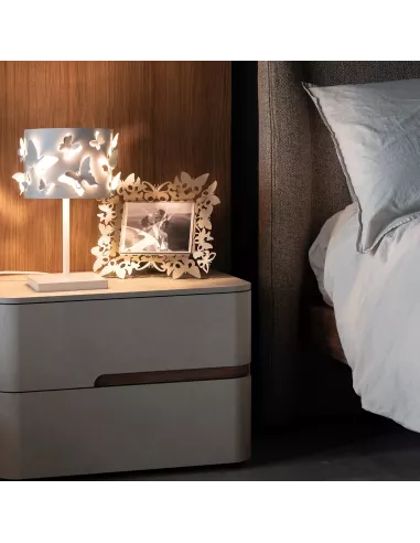 Lampada da Tavolo moderna Farfallosa Bianco