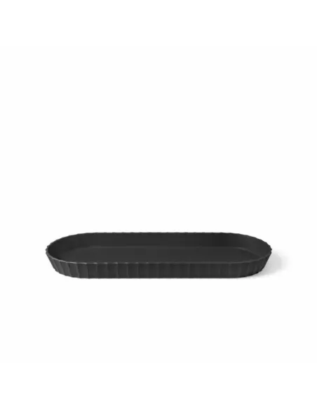 Vassoio Ovale Minerva M Carbon Black