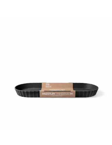 Vassoio Ovale Minerva M Carbon Black