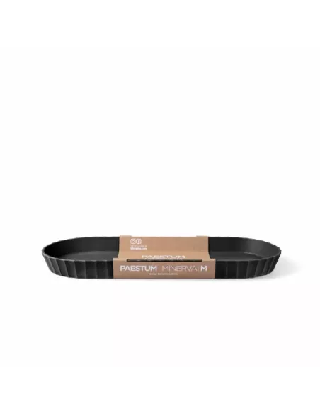 Vassoio Ovale Minerva M Carbon Black