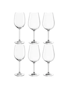Set 6 Calici Vino Bordeaux in Vetro 640ml Daily