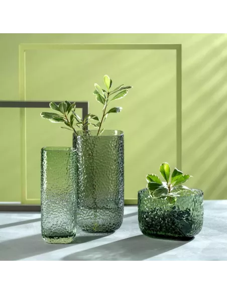 Vaso in Vetro Martello 29cm Verde