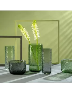 Vaso in Vetro Martello 29cm Verde 2