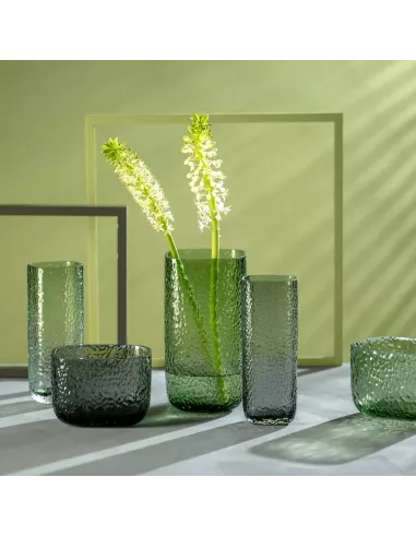 Vaso in Vetro Martello 29cm Verde