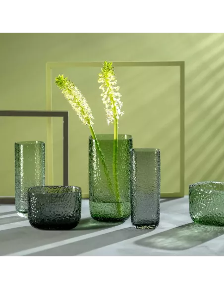 Vaso in Vetro Martello 29cm Verde