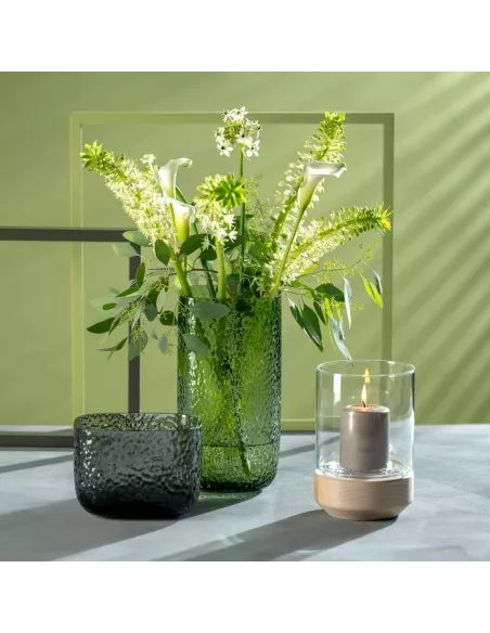 Vaso in Vetro Martello 29cm Verde