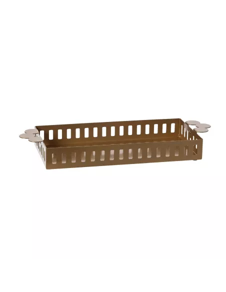 Vassoio moderno piccolo Old Oro Laccato