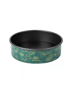 Easy Cake Stampo Da Forno Decorato Verde 23 cm con Fondo Amovibile