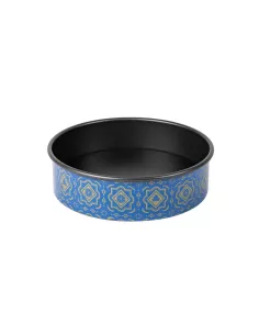 Easy Cake Stampo Da Forno Decorato Blu 20 cm con Fondo Amovibile