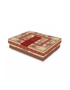 Svuotatasche 19,5x15,5 cm in porcellana con coperchio living tropical in luxury box 2