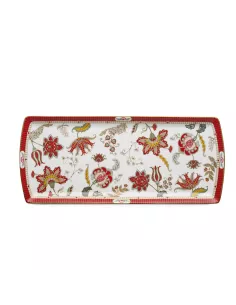 Vassoio 35x15 cm in porcellana KASHMIR