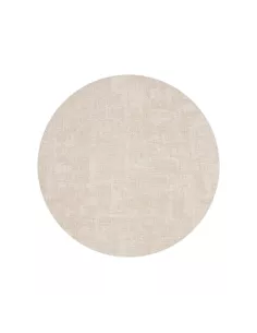 Tovaglietta Tonda Double Face Fabric Milk White