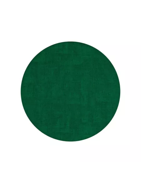 Tovaglietta Tonda Double Face Fabric Verde