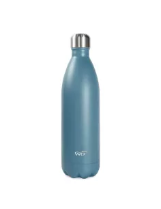 Bottiglia Termica 1Lt In Acciaio Inox Colore Azzurro - WD Lifestyle