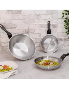 Padella 32 cm Le Inoxidabili Made in Italy 2