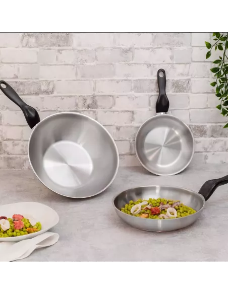 Padella 24 cm Le Inoxidabili Made in Italy