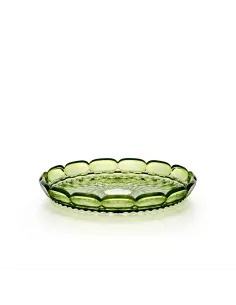 Vassoio Tondo Piccolo Vanity Verde Ninfea