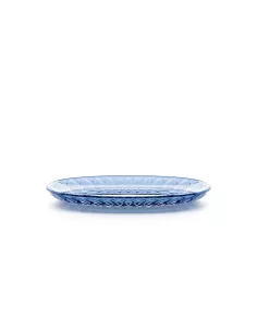 Vassoio Ovale Piccolo Vanity Blu Denim