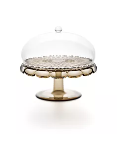Alzata con Campana 30 cm Vanity Fumo
