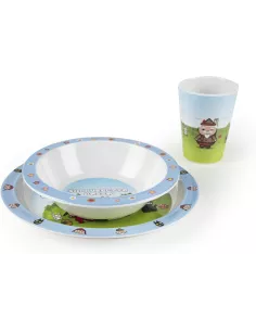 Set Pappa Le Fiabe Cappuccetto Rosso in Melamina Excélsa 2