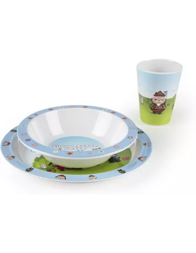 Set Pappa Le Fiabe Cappuccetto Rosso in Melamina Excélsa