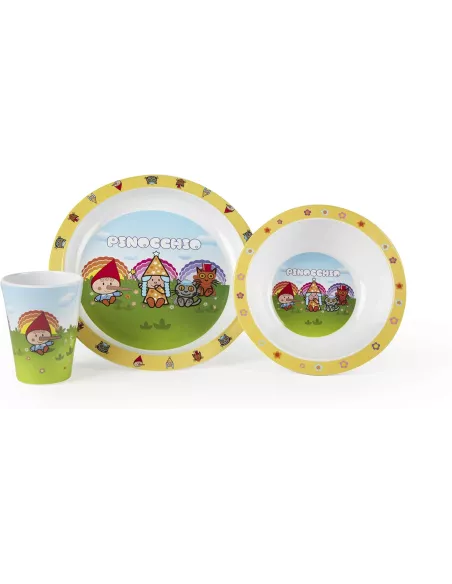 Set Pappa Le Fiabe Pinocchio in Melamina Excélsa
