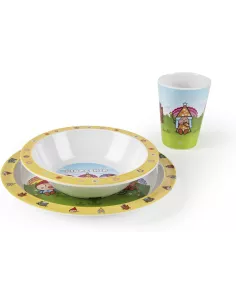 Set Pappa Le Fiabe Cappuccetto Rosso in Melamina Excélsa 2