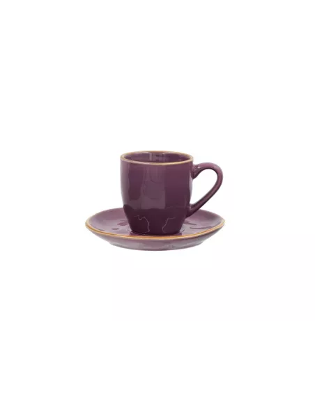 Concerto Malva Tazza Caffè Con Piattino 90cc