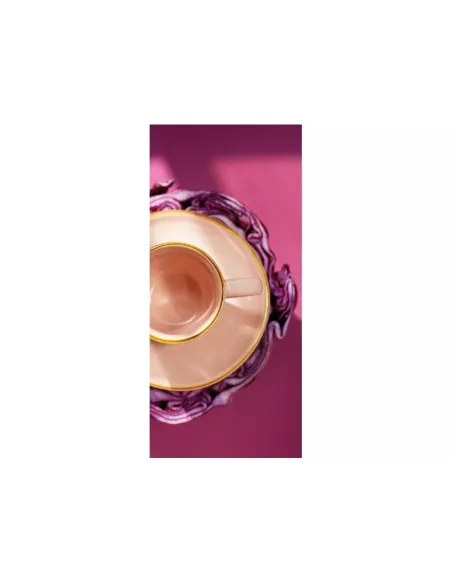 Concerto Rosa Cipria Tazza Caffè Con Piattino 90cc