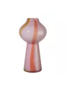 Vaso Alto In Vetro Rosa e Arancione - L'oca Nera