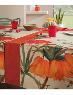 Sanremo - Runner Da Tavola In Filato Antimacchia E Idrorepellente 50x155 Cm