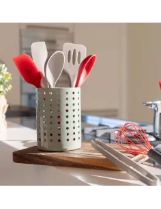 Cucchiaio In Silicone Tortora 2