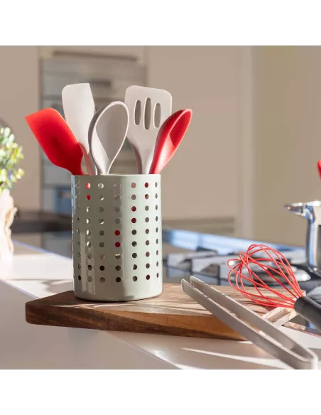 Cucchiaio In Silicone Rosso