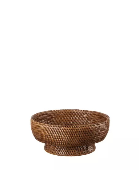 Cestino Tondo in Rattan - L'oca Nera