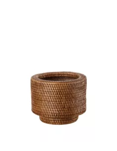 Cache-pot Piccolo in Rattan - L'oca Nera
