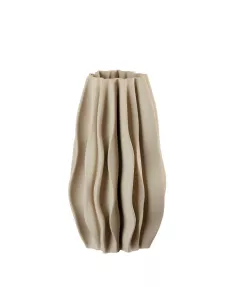 Vaso Alto In Porcellana Beige - L'oca Nera