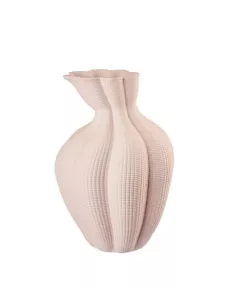 Vaso Alto In Porcellana Bianco - L'oca Nera