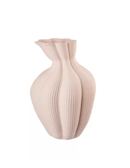 Vaso Alto In Porcellana Bianco - L'oca Nera